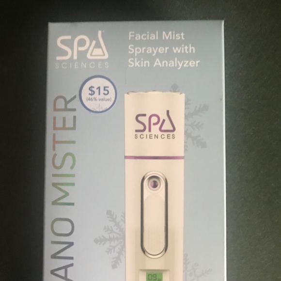 Spa Sciences Nano Mister Facial Mist Sprayer with Skin Analyzer NIB - Picture 11 of 16